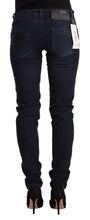 Load image into Gallery viewer, Acht Blue Washed Cotton Low Waist Slim Fit Denim Jeans
