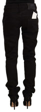Load image into Gallery viewer, Acht Black Low Waist Cotton Stretch Denim Skinny Jeans
