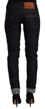 Load image into Gallery viewer, Acht Black Cotton Low Waist Slim Fit Denim Jeans
