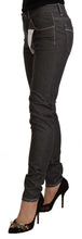 Load image into Gallery viewer, Acht Black Low Waist Skinny Denim Slim Fit Jeans
