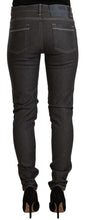 Load image into Gallery viewer, Acht Black Low Waist Skinny Denim Slim Fit Jeans
