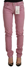 Load image into Gallery viewer, Acht Pink Cotton Slim Fit Women Denim Skinny Jeans
