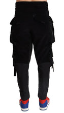 Load image into Gallery viewer, Dolce &amp; Gabbana Black Cotton Skinny Corduroy Cargo Pants
