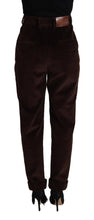 Load image into Gallery viewer, Dolce &amp; Gabbana Bordeaux Corduroy Cotton Trouser Tapered Pants
