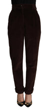 Load image into Gallery viewer, Dolce &amp; Gabbana Bordeaux Corduroy Cotton Trouser Tapered Pants
