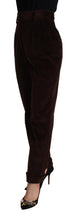 Load image into Gallery viewer, Dolce &amp; Gabbana Bordeaux Corduroy Cotton Trouser Tapered Pants
