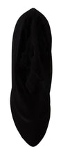 Load image into Gallery viewer, Dolce &amp; Gabbana Black Tulle Stretch Boots Pumps Shoes
