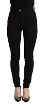 Load image into Gallery viewer, Dolce &amp; Gabbana Black High Waist Skinny Slim Fit Pants
