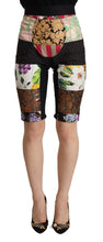 Load image into Gallery viewer, Dolce &amp; Gabbana Multicolor Patchwork High Waist Cropped Pants
