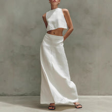 Load image into Gallery viewer, Women's Sleeveless Slimming Maxi Dress Two-Piece Set

