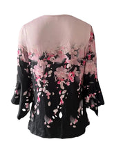 Load image into Gallery viewer, 🌸 Asymmetrical Spike Button 3/4 Sleeve T-Shirt – Effortless Chic
