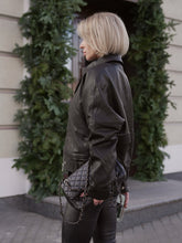 Load image into Gallery viewer, Jumbo Genuine Leather Jacket
