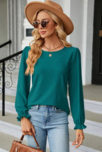 Load image into Gallery viewer, 🌸 Round Neck Flounce Sleeve T-Shirt
