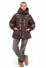Load image into Gallery viewer, ⇆ Reversible 2 in 1 Insulated Bio-Down Winter Coat
