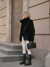 Load image into Gallery viewer, Genuine Tigrado Curly Shearling Coat
