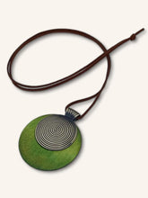 Load image into Gallery viewer, Vintage Wooden Rings Long Necklace
