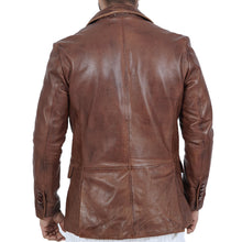 Load image into Gallery viewer, Harper Vintage Leather Blazer
