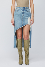 Load image into Gallery viewer, Medium Distressed Maxi Skirt
