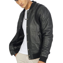 Load image into Gallery viewer, Charlie Bomber Leather Jacket
