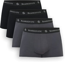 Load image into Gallery viewer, Men’s Bamboo Trunks with Pouch 4-Pack
