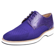 Load image into Gallery viewer, Gutta Lizard Print Leather Textile Casual Sneakers
