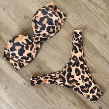 Load image into Gallery viewer, Bikini Push Up Swimsuit Female Swimwear Women's Bathing Suits Push Up Underwire Bikini Set Padded Two Piece Swimsuits Women Two-pieces Durable Bikini Set With Bra Cup Modern Bathing Suit
