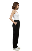 Load image into Gallery viewer, Womens Classic Poly Knit Pants - Pull On Slacks with Elastic Waist
