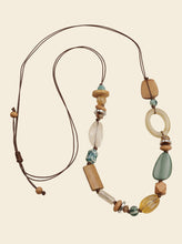 Load image into Gallery viewer, Bohemian Mixed Bead Long Pendant Necklace
