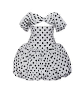 Load image into Gallery viewer, Umika Polka Dots Bubble Hem Mini Dress
