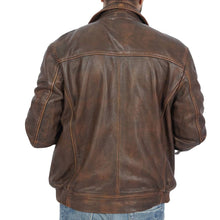Load image into Gallery viewer, Callister Bomber Leather Jacket
