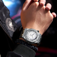 Load image into Gallery viewer, Luxury Stainless Steel Quartz Watch Men Military Watch Causal Fashion Excellent Wristwatch
