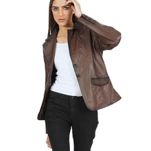 Load image into Gallery viewer, Josie Leather Blazer
