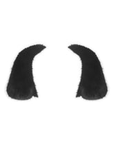 Load image into Gallery viewer, Kori Black Faux Fur Micro Bolero
