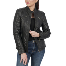 Load image into Gallery viewer, Miak Biker Leather Jacket
