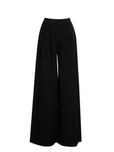 Load image into Gallery viewer, Aleeza Black Wide Leg Suit Pants

