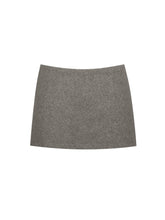 Load image into Gallery viewer, Osira Taupe Low-Waisted Micro Skort
