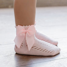 Load image into Gallery viewer, Bowknot Baby Girls Cotton Socks For Children Princess Socks For Newborn Baby Clothing In Modern Style
