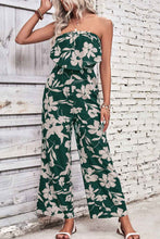 Load image into Gallery viewer, Stylish Floral Strapless : Wide Leg Jumpsuit
