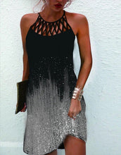 Load image into Gallery viewer, Fashion Print Dress Casual Halterneck Dresses For Women Summer Clothes
