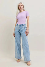 Load image into Gallery viewer, Judy Blue Full Size High Waist Wide Leg Jeans with Skewed Inseam
