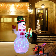 Load image into Gallery viewer, Christmas LED Lights Glowing Santa Tree Snowman Inflatable Doll Outdoor Yard Garden Decor
