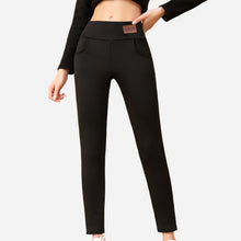 Load image into Gallery viewer, High Slit Casual Pants with Side Slit Detail | Fitiquefit
