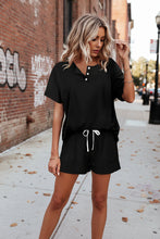 Load image into Gallery viewer, Solid Color Short Sleeve T-Shirt &amp; Shorts Two-Piece Set | 5 Colors
