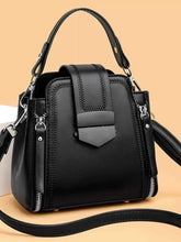 Load image into Gallery viewer, Leather Bucket Crossbody Bag

