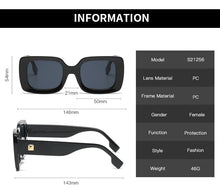 Load image into Gallery viewer, Retro Square Large Frame Sunglasses – INS Style Shades
