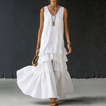 Load image into Gallery viewer, Women's Ice Silk Sleeveless Loose Maxi Dress – 6 Colors S–5XL
