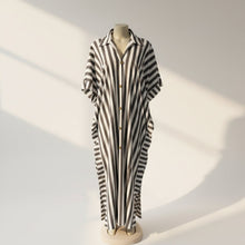 Load image into Gallery viewer, African-Inspired Striped Loose Long Dress | One Size 5 Colors
