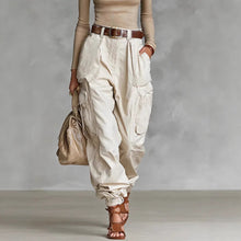 Load image into Gallery viewer, Women’s High-Waist Loose Fit Wide-Leg Casual Trousers
