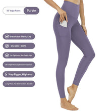 Load image into Gallery viewer, High Waist Pocket Stretch Leggings Women
