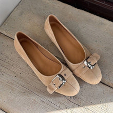 Load image into Gallery viewer, Women's Round Toe Low-Cut Office Heels – Casual Mid-Heel Shoes
